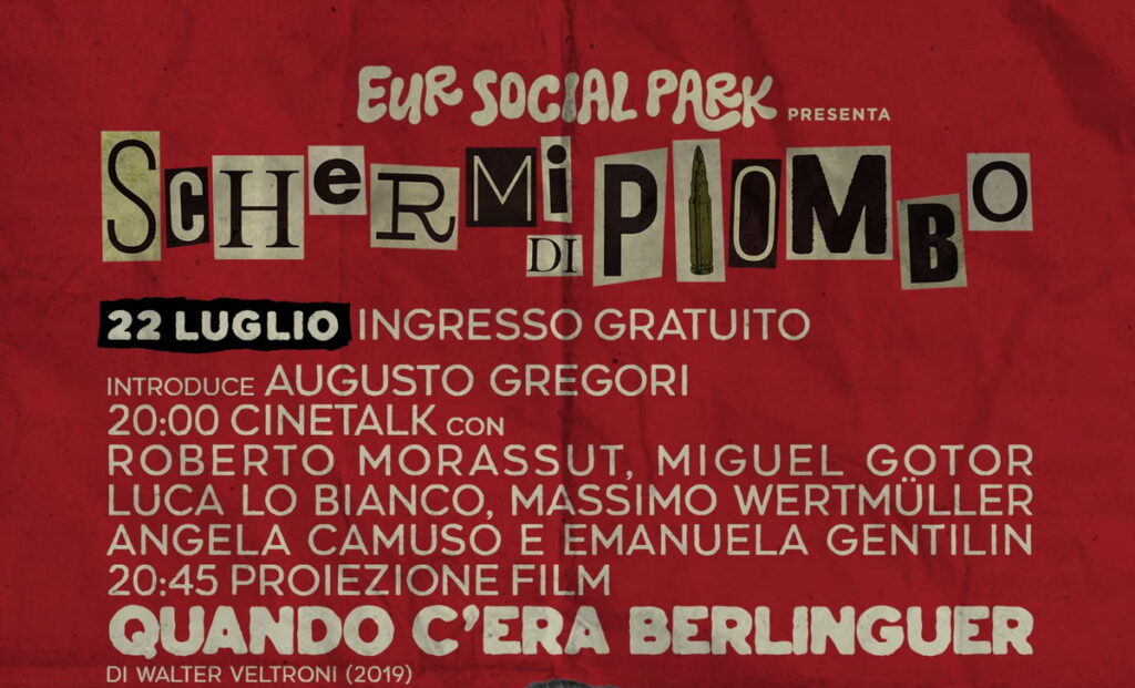 Oltre 3000 presenze a "Schermi di Piombo", la rassegna cinematografica di Eur Social Park