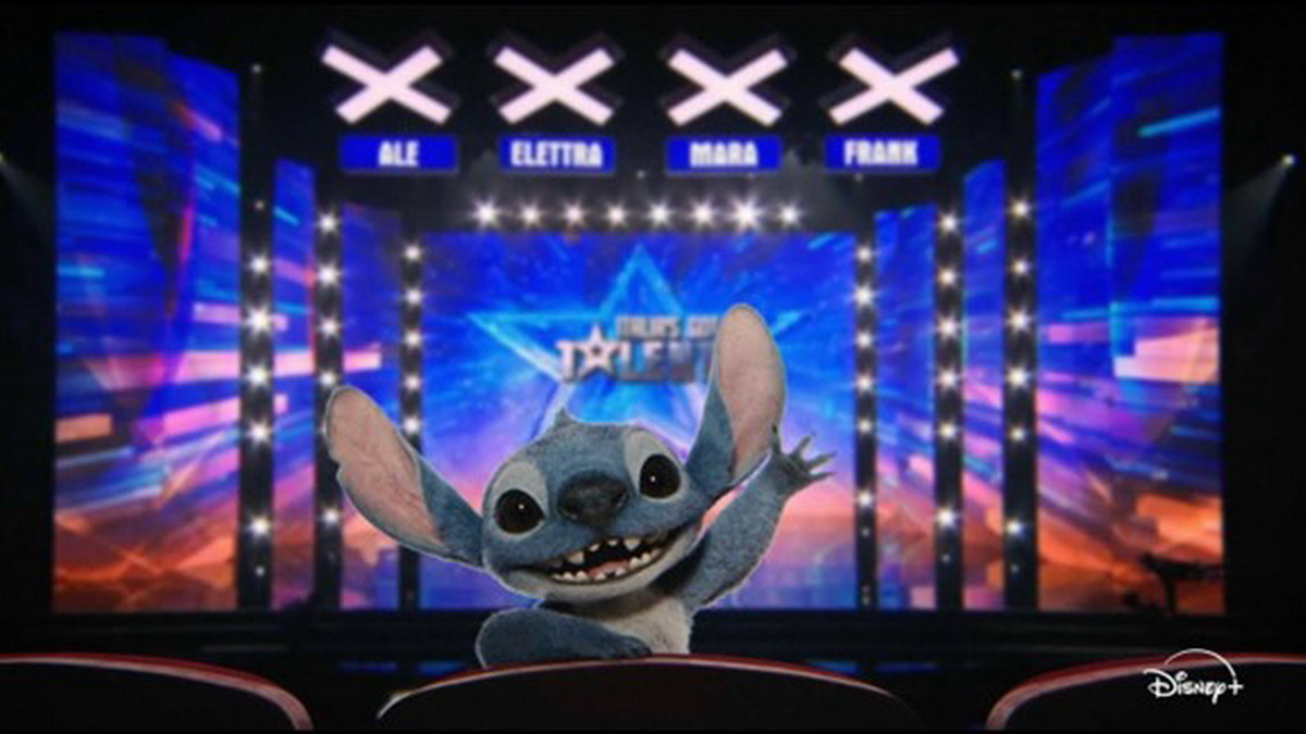Italia's Got Talent, Stitch creai scompiglio sul palco della nuova edizione