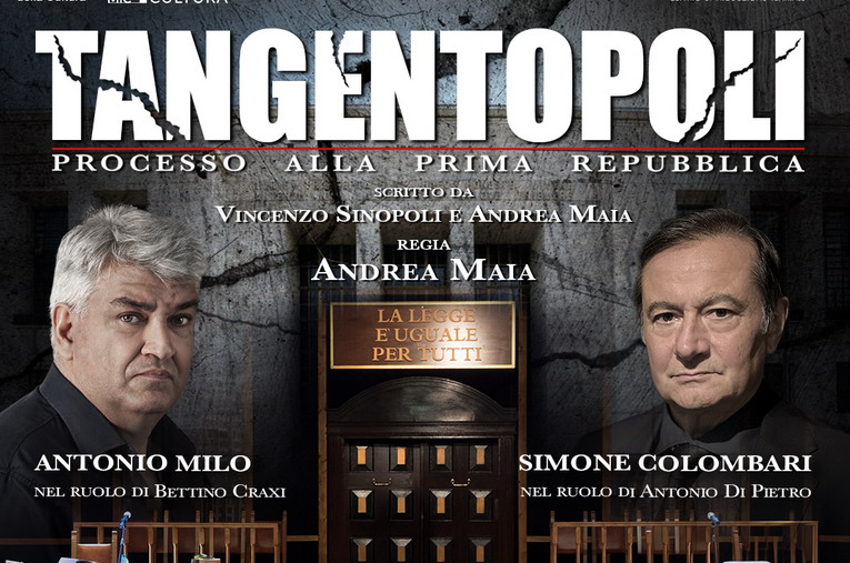 Teatro Golden, Antonio Milo e Simone Colombari in Tangentopoli – Processo alla Prima Repubblica
