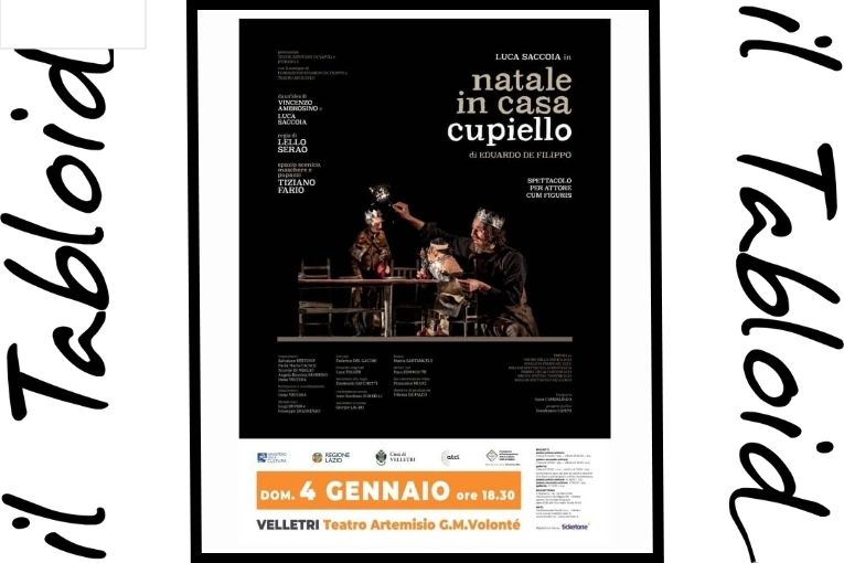 Velletri, al Teatro Artemisio-Volontè il 2026 si apre con “Natale in Casa Cupiello”